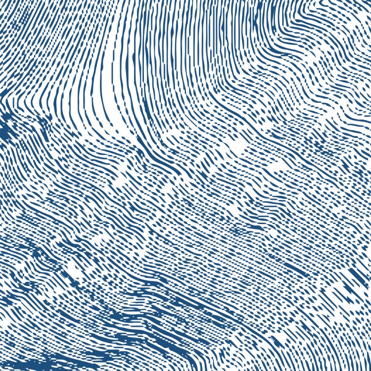 Obrázek z POLYREY ES0D Estampe Bleu 2150x970x12.5 mm FA 