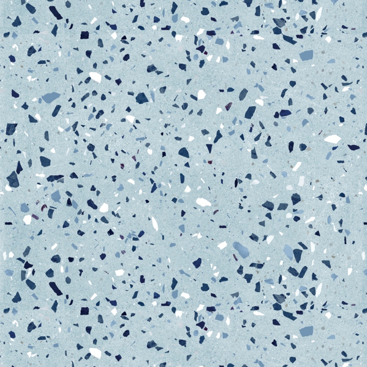 Obrázek z POLYREY TE1B Terrazzo Venetian Blue 3050x1320x10 mm EXM