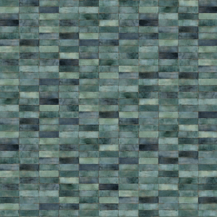 Obrázek z POLYREY ZE0A Zellige Blue-Green 2150x970x0.9 mm EXM